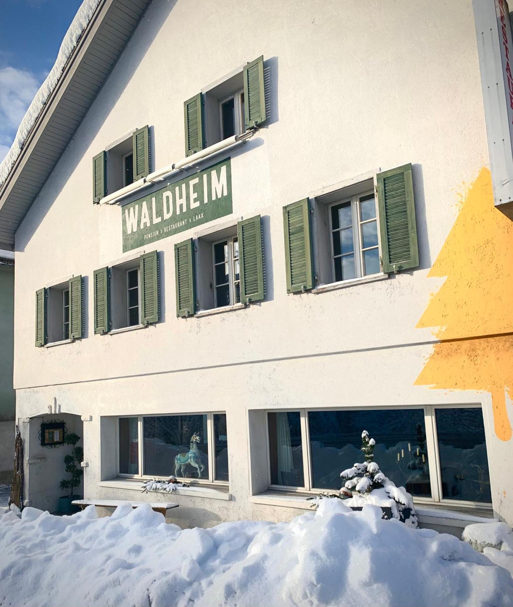 Waldheim Pension Laax Buitenkant foto